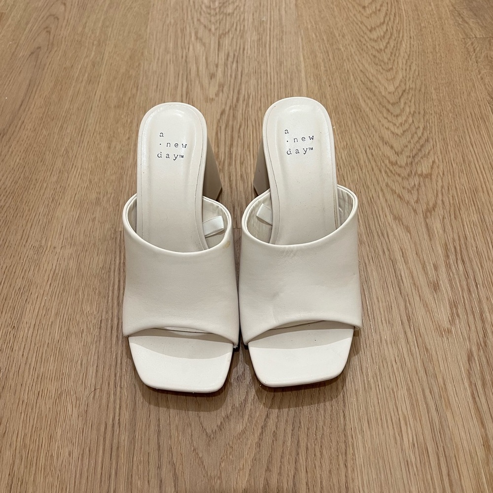 A New Day Cream Mules